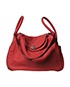 Lindy 34 Clemence Leather in Rose Jaipur, front view